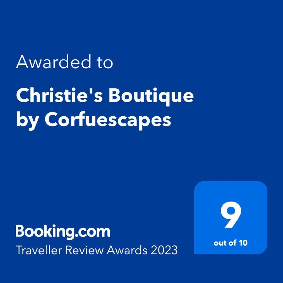 Christie'S Boutique By Corfuescapes Daire Alepou Dış mekan fotoğraf